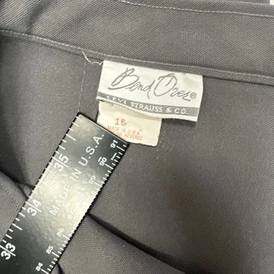 Pantalón Levi's para mujer años 70-80 curvado talla 16 34x27 gris Foto 1 de 4