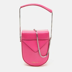 3.1 Phillip Lim Neon Pink Leather Mini Soleil Box Case Bag - Picture 1 of 10