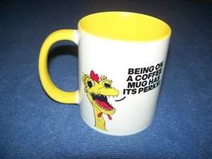 Svengoolie Gelb Kerwyn Huhn Kaffeetasse Becher - Bild 1 von 2