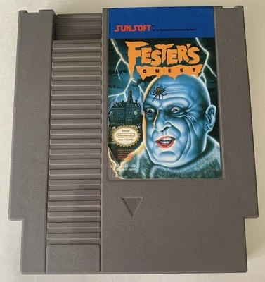 Fester's Quest -Nintendo Entertainment System- 1989 NES ~TESTed - Image 1 of 4