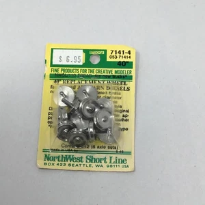 NorthWest Short Line HO 7141-4 40" Replacement Wheels Athearn Powered Diesel New - Picture 1 of 4