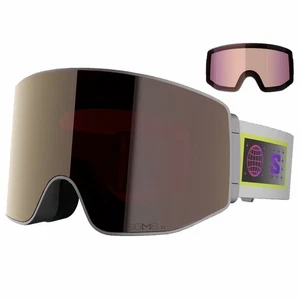 Salomon Sentry Prime Grey Violet Sigma Lens Unisex Snowboard Ski Goggles - Picture 1 of 5