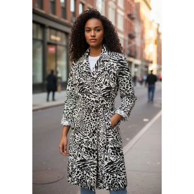 Gabardina Sergio Hudson para Target con estampado de animales - XXS Foto 1 de 4