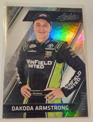 2017 Dakot Armstrong Panini Absoulute Racing 38 10/299 - Image 1 of 2