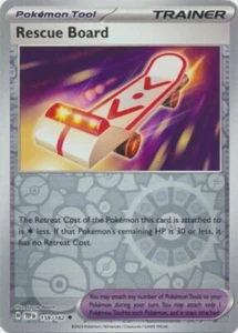 Tabla de Rescate 159/162 Holo Inverso TEF Fuerzas Temporales Tarjeta Pokémon Casi Nueva - Imagen 1 de 1