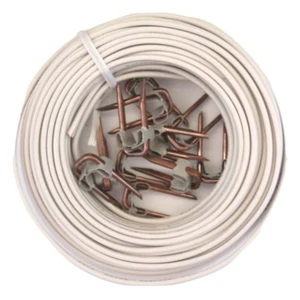 Alambre de campana de 2 conductores Genie 35265A 25 pies y grapas de alambre Craftsman 41B4494-1 Comp - Imagen 1 de 1