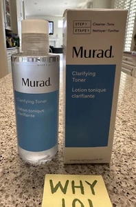 Murad Clarifying Toner Cleanse Tone 6oz/180mL FULL SIZE; NEW SEALED BOX $30 - Picture 1 of 19