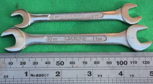 Kinchrome: Metric Open Ends spanners, 11 and 8 mm, Japan - Picture 1 of 2