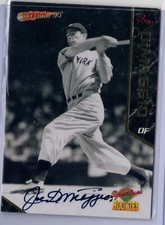 1995 Signature Rookies Joe Dimaggio Autograph Auto Signed #JD 2