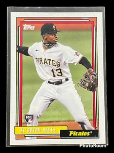 KE'BRYAN HAYES Rookie RC 2021 Topps Update 1992 Redux #T92-38 -Pirates - Picture 1 of 2