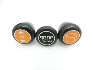 New Massey Ferguson Tractor Gear Knob Orange Set 3 Piece - Picture 1 of 4