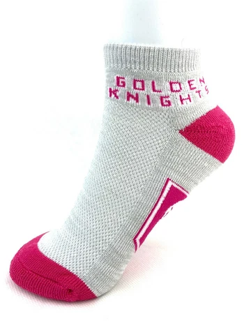 Las Vegas Golden Knights Hockey Money Ankle No Show Socks -Light Gray RMC Cover