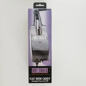 HOT TOOLS Flat Iron Caddy NEW Wall Mount Automatic On / Off Holder Space Saver - Picture 1 of 8