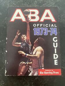 1973-74 SPORTING NEWS AMERICAN BASKETBALL ASSOCIATION ABA GUIDE