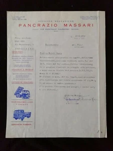 Carta Intestata San Pancrazio Salentino Massari Officine Meccaniche 1970 QX197 - Photo 1 sur 1