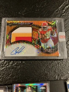 Clyde Edward-Helaire - Kansas City Chiefs 9/25 - Auto & Patch - Top Zustand - Bild 1 von 2