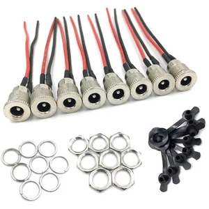 DC Hohlstecker , Power Jack , Steckverbinder , Panel Mount , Adapter , 5,5x2,1MM - Bild 1 von 9