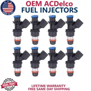 8x OEM ACDelco Fuel Injector Fits GMC Savana 2500 3/4 Ton - Van 2008 -2009 - Picture 1 of 6