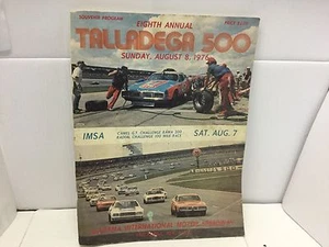 Souvenir Program Talladega 500 August 8,1976 Petty,France,Pearson,Allison,NASCAR - Picture 1 of 12