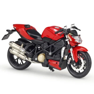 1/18 2010 Ducati Streetfighter S Motorcycle Model Diecast Toy Cars Boys Gifts - Image 1 of 4