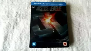 Justice League 3D - Limited Edition Steelbook Blu-ray (+ 2D Blu-ray & Digital UV - Picture 1 of 7