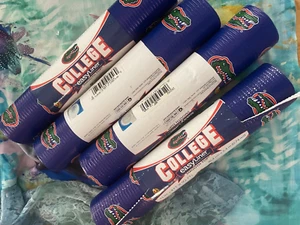 5 x NCAA UF University of Florida Gators College Easy Liner Shelf Liner 12"x8' - Picture 1 of 3