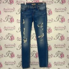 Guess jeans power skinny distressed with holes cute stretchy soft fabric