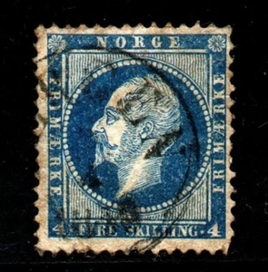NORWAY SCOTT #4 4s TOWN CANCEL, WELL CENTERED FOR USSUE. FREE SHIPPING IN USA - Picture 1 of 1