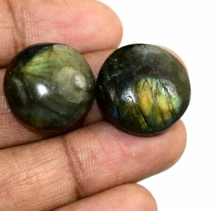 Madagaskar Regenbogen Schimmernder Labradorite Heilsteine Paar Natur Mix Form - Picture 1 of 33