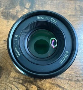 55mm F1.8 Full Frame Manual Focus for Nikon Z Mount Mirrorless Cameras,MF Lar... - Picture 1 of 6