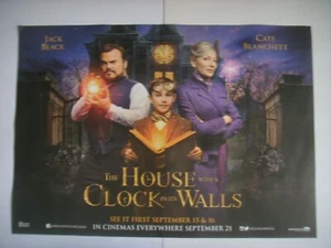 The House With A Clock In Its Walls original UK cinema poster Jack Black - Picture 1 of 6