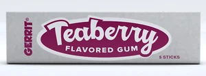 Goma de mascar Teaberry clásica retro nostálgica 40 paquetes (2 cajas) envío gratuito - Imagen 1 de 1