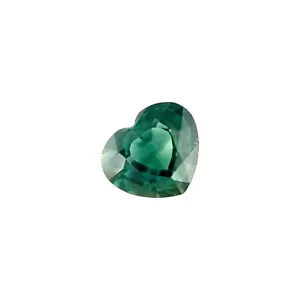 NATURAL 1.04ct UNTREATED Green Blue Sapphire GIA CERTIFIED Unheated Heart Cut - Picture 1 of 5