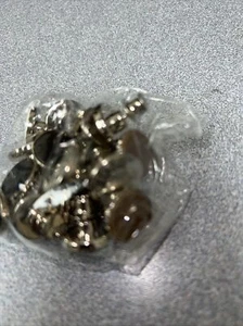 16 Metal Button Pins No Sew No Tools Instant Removable Silver Black White Brown - Picture 1 of 4