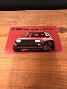 Volkswagen GTI MK2 A2 1985 Motortrend Car Of The Year Postcard Brochure  - Picture 1 of 5
