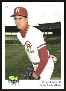 1992 Cedar Rapids Reds Classic/Best #7 Mike Ferry