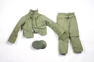 GI Joe Hasbro Hong Kong Olive Green Army Shirt Pants Hat Fatigues Set (102) - Picture 1 of 3