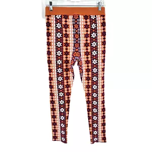 Free People Away With Me Pullover Strick Winter Leggings Medium Lila Fair Isle - Bild 1 von 8