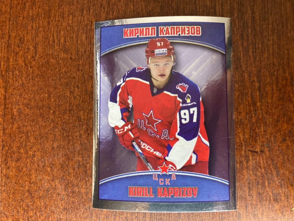 2017-18 Panini KHL Kirill Kaprizov Russia Rare Rookie Sticker - Image 1 of 2