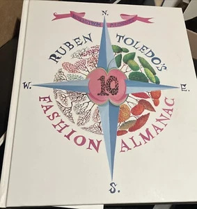 Ruben Toledo Book Fashion Almanac 1st ed Nordstrom Art Couture High Fashion 2010 - Foto 1 di 5