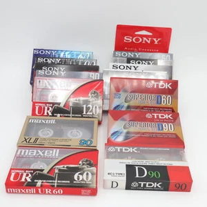 New Old Stock Blank Cassette Tapes - You Pick the Brand & Type - QTY Discounts - Picture 1 of 38