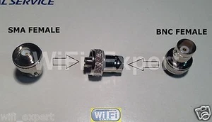 Adapter SMA na BNC SMA-F na BNC-F do BaoFeng UV-5RA UV-5RB UV-5RC UV-5RD UV-5RE - Zdjęcie 1 z 1
