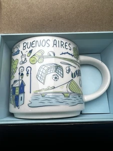 Starbucks Buenos Aires Been There Series 14 Oz Mug Coffee NEW (READ) - Picture 1 of 7