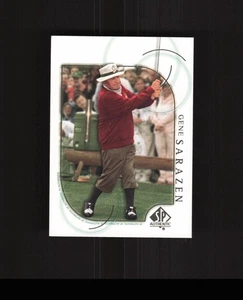 2001 Upper Deck SP Authentic #2 Gene Sarazen PGA Golf Card - Picture 1 of 2