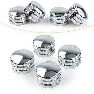 For Harley Sportster XL883 Twin Cam Big Twin 1340 Evo Chrome 4X Head Bolt Covers - Picture 1 of 12