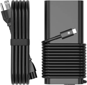 130W Laptop Charger USB C Power Adapter Compatible with Dell XPS 15 2in1 9575 - Picture 1 of 7