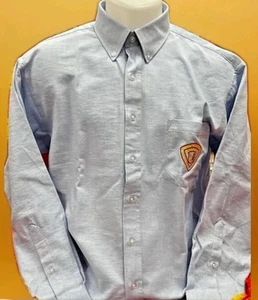 Girl's School Uniform Button Down Shirt Long Sleeved Judge Memorial High School - Picture 1 of 5