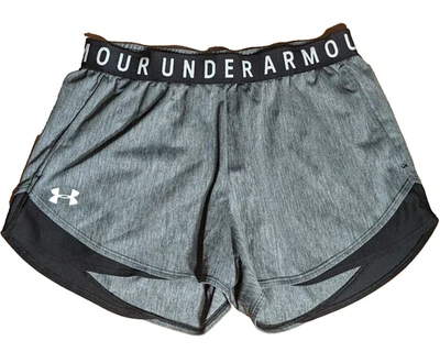 Pantalones Cortos Under Armour Talla M Para Mujer Negros Gris Play Up Twist 3.0 HEATGEAR Cómodos Foto 1 de 3