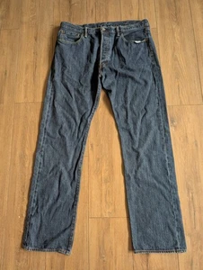Levis 501 Jeans Mens Size 38 Waist 34 Leg Great Condition Blue - Picture 1 of 11