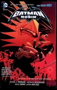 Batman and Robin V4: Requiem for Damian SC TPB (2014, DC) - NEW 52 - VERY FINE - Picture 1 of 2